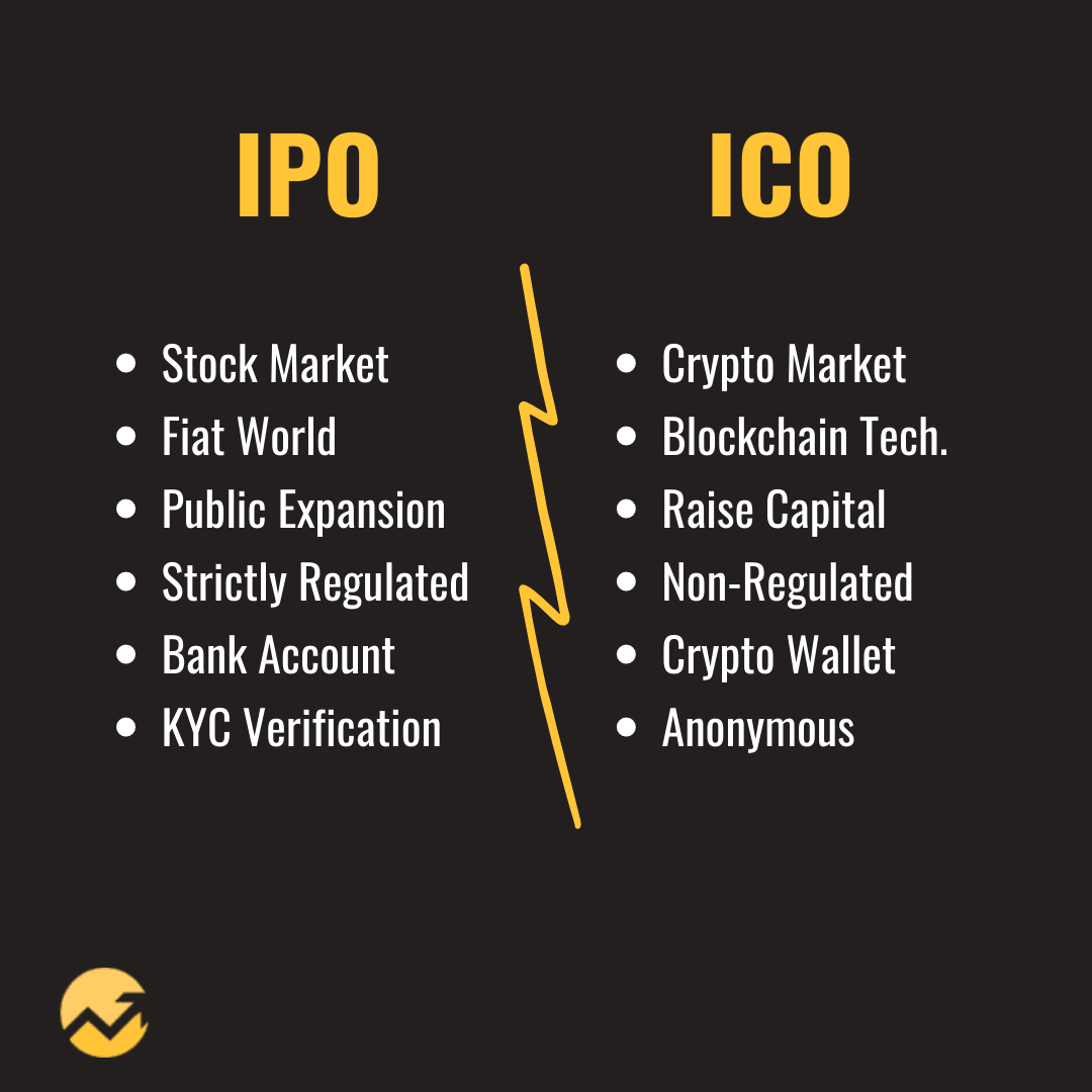 ico et bourse différences